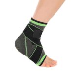 360 Compression ANKLE Support Brace - Green, M